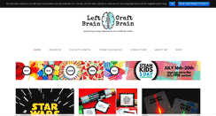 Desktop Screenshot of leftbraincraftbrain.com